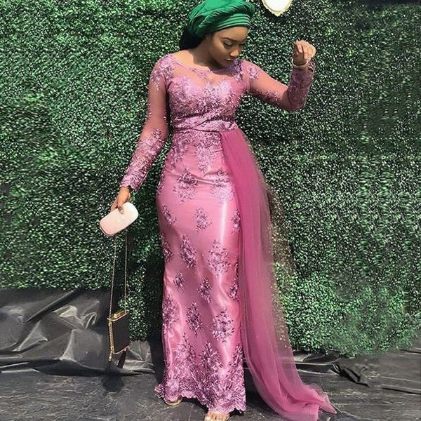 african long sleeves lace mermaid prom dresses beaded appliques sweep train formal evening party gowns robe de soiree, Black
african long sleeves lace mermaid prom dresses beaded appliques sweep train formal evening party gowns robe de soiree, Black