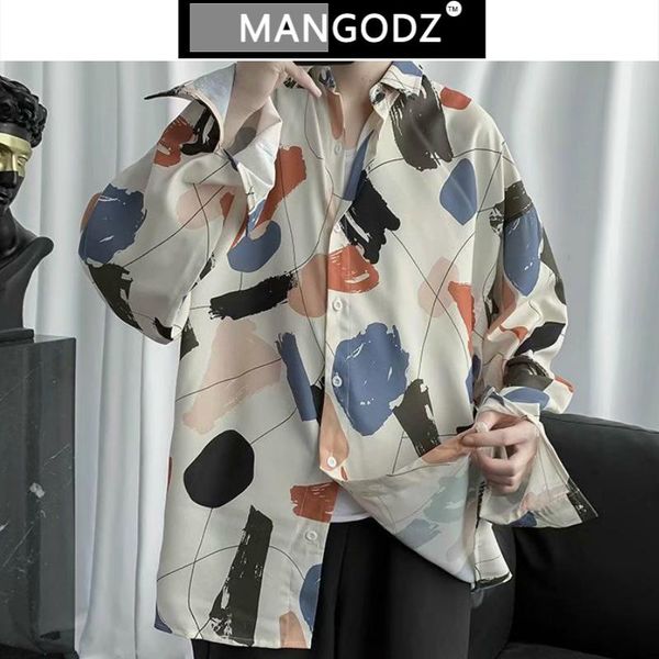 men japanese streetwear shirts oversized 2021 fun print mens korean fashions casual flowers clothing ins men's, White;black
men japanese streetwear shirts oversized 2021 fun print mens korean fashions casual flowers clothing ins men's, White;black