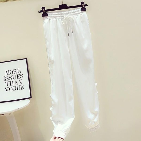 women's pants & capris side heavy industry diamond casual women 2021 summer all-match drape beam feet cropped sports white black, Black;white
women's pants & capris side heavy industry diamond casual women 2021 summer all-match drape beam feet cropped sports white black, Black;white