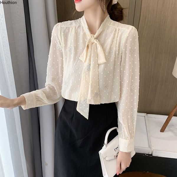 women's blouses & shirts houthion silk blouse fashion casual shirt korean style solid blusas bow regular long sleeved top, White
women's blouses & shirts houthion silk blouse fashion casual shirt korean style solid blusas bow regular long sleeved top, White