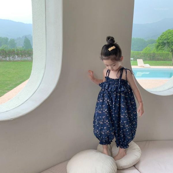 jumpsuits summer kids 2021 baby girls casual loose floral overalls children's bloomers pants cute fashion for1, Blue
jumpsuits summer kids 2021 baby girls casual loose floral overalls children's bloomers pants cute fashion for1, Blue