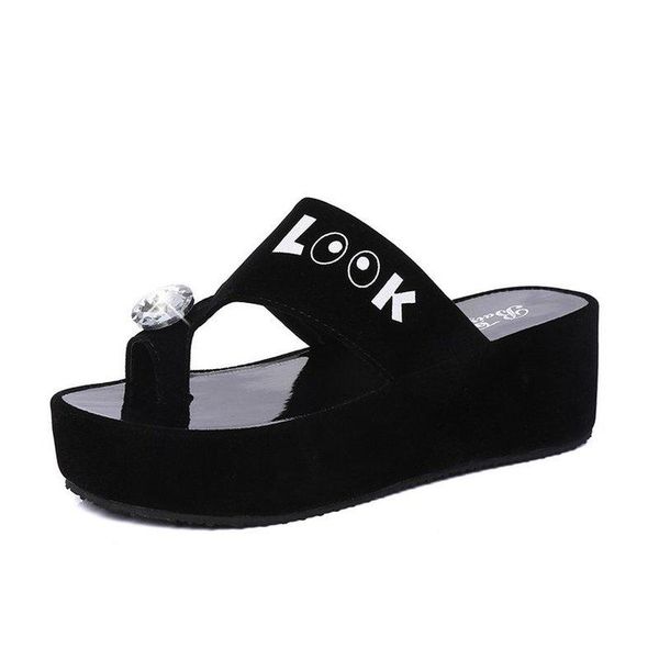 slippers 2021 summer cute ladies platform rhinestone thong flip flop wedges shoes woman outdoor sweets sandals female, Black
slippers 2021 summer cute ladies platform rhinestone thong flip flop wedges shoes woman outdoor sweets sandals female, Black
