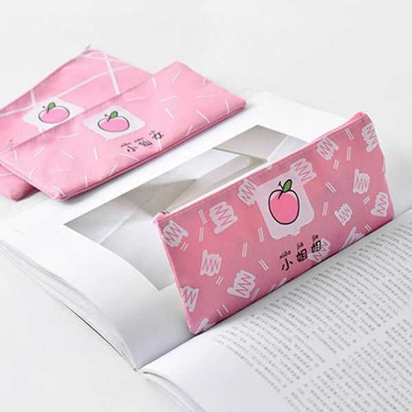 gift wrap creative personality text pencil case pink canvas zipper storage bag student cute stationery
gift wrap creative personality text pencil case pink canvas zipper storage bag student cute stationery