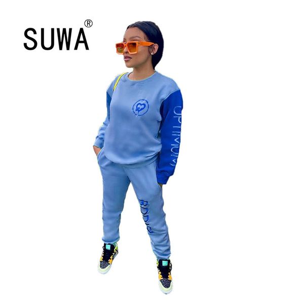 wholesale autumn winter 2pc set women letter patchwork hoodies + high waist stacked pants sweatpants sweat suit tracksuit 210525, White
wholesale autumn winter 2pc set women letter patchwork hoodies + high waist stacked pants sweatpants sweat suit tracksuit 210525, White