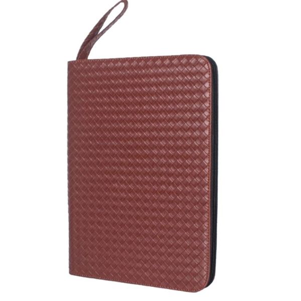 pencil bags 48 roller ball pen fountain ballpoint bag brown leather case