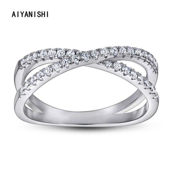 cluster rings aiyanishi solid 925 silver band for women sona diamond ring white gold bridal wedding engagement jewelry bijoux femme, Golden;silver
cluster rings aiyanishi solid 925 silver band for women sona diamond ring white gold bridal wedding engagement jewelry bijoux femme, Golden;silver