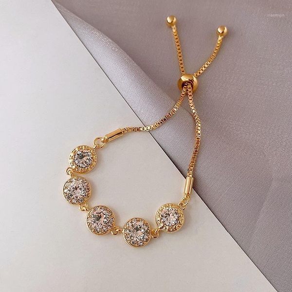 charm bracelets luxury female white black crystal stone bracelet gold color chain for women cute bridal round wedding, Golden;silver
charm bracelets luxury female white black crystal stone bracelet gold color chain for women cute bridal round wedding, Golden;silver