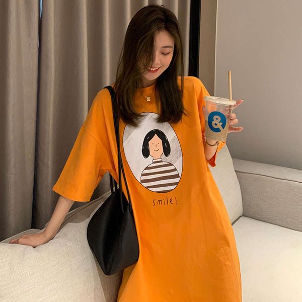 summer korean fun portrait print long dress women's casual short sleeve t-shirt skirt fashion, Black;gray
summer korean fun portrait print long dress women's casual short sleeve t-shirt skirt fashion, Black;gray