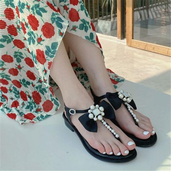 sandals pxelena lovely fairy princess beach thong bow knot string beads genuine leather shoes women 2021 summer low heels, Black
sandals pxelena lovely fairy princess beach thong bow knot string beads genuine leather shoes women 2021 summer low heels, Black