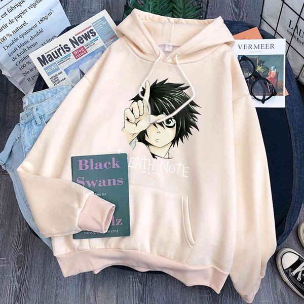 japane animation men's hoodie, cartoon death note printed sweater, harajuku round neck hoodie, winter clothing, Black
japane animation men's hoodie, cartoon death note printed sweater, harajuku round neck hoodie, winter clothing, Black