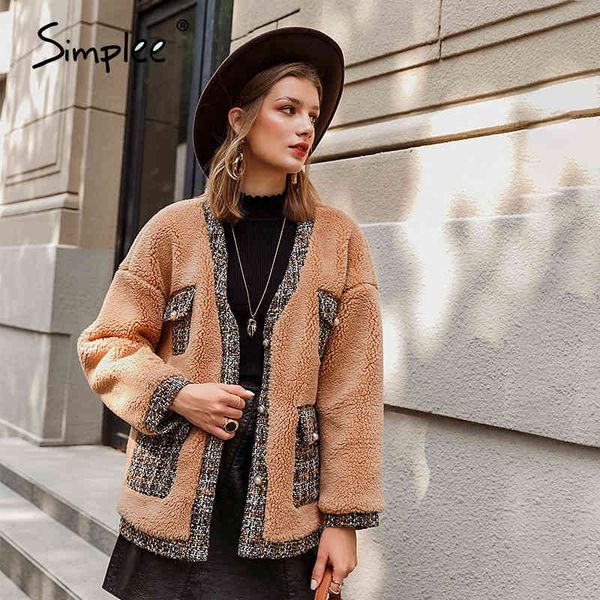 elegant light orange autumn winter split v-neck pocket women overcoat vintage pearl button female fur coat 210414, Black
elegant light orange autumn winter split v-neck pocket women overcoat vintage pearl button female fur coat 210414, Black
