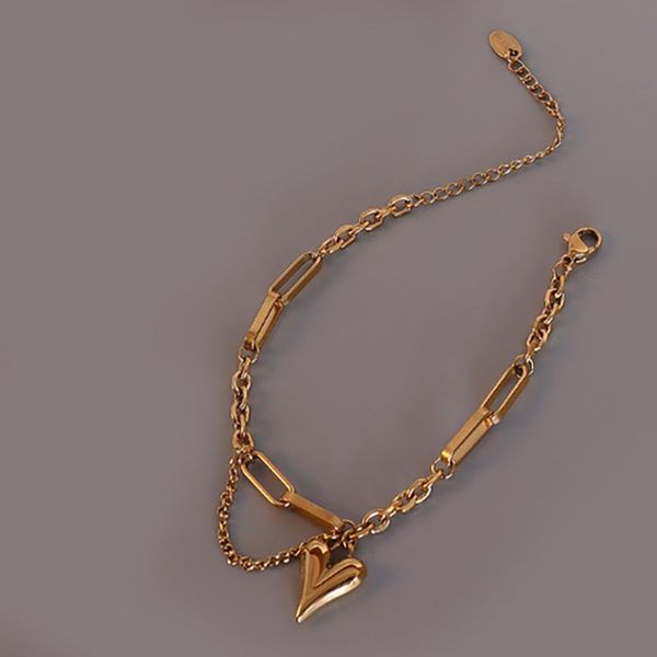 link, chain lovely tassel heart bracelet for women titanium steel charm girl teen dating design jewelry gift wholesale pulseras mujer, Black
link, chain lovely tassel heart bracelet for women titanium steel charm girl teen dating design jewelry gift wholesale pulseras mujer, Black
