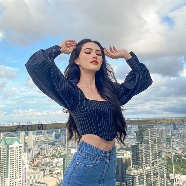 women's blouses & shirts lantern sleeve blouse women autumn winter tees zipper square collar elegant stripes print vintage crop, White
women's blouses & shirts lantern sleeve blouse women autumn winter tees zipper square collar elegant stripes print vintage crop, White