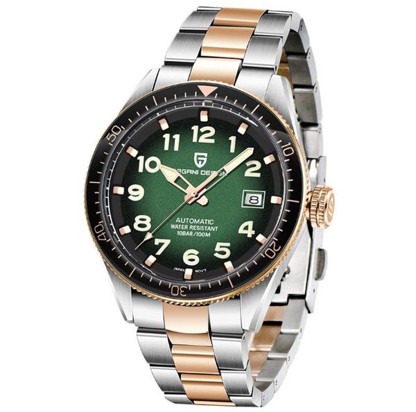 wristwatches brand men automatic mechanical watch two tone full stainless steel strap men's green male clock waterproof tag a389, Slivery;brown
wristwatches brand men automatic mechanical watch two tone full stainless steel strap men's green male clock waterproof tag a389, Slivery;brown
