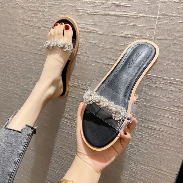 slippers women summer slides flat shoes female fashion pantofle transparent heel low butterfly-knot jelly flip flops luxury 2021, Black
slippers women summer slides flat shoes female fashion pantofle transparent heel low butterfly-knot jelly flip flops luxury 2021, Black