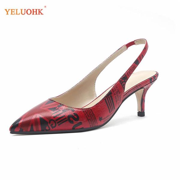 dress shoes slingback women funny print leather pumps med heel 6cm autumn ladies 34-45 pllus size, Black
dress shoes slingback women funny print leather pumps med heel 6cm autumn ladies 34-45 pllus size, Black