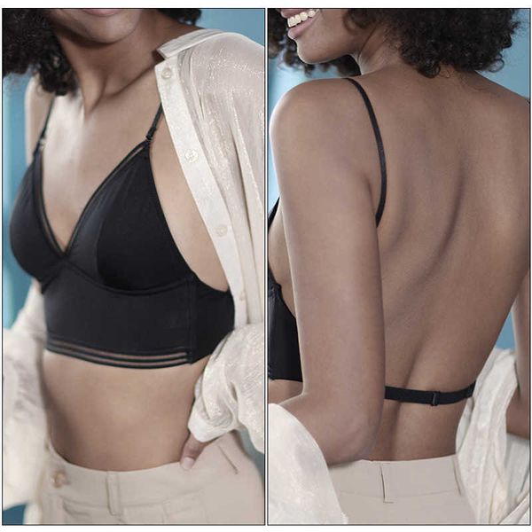 fashion womem low back underwear soft bras for women bralette push up bras padded lingerie female underwear 210623, Red;black
fashion womem low back underwear soft bras for women bralette push up bras padded lingerie female underwear 210623, Red;black