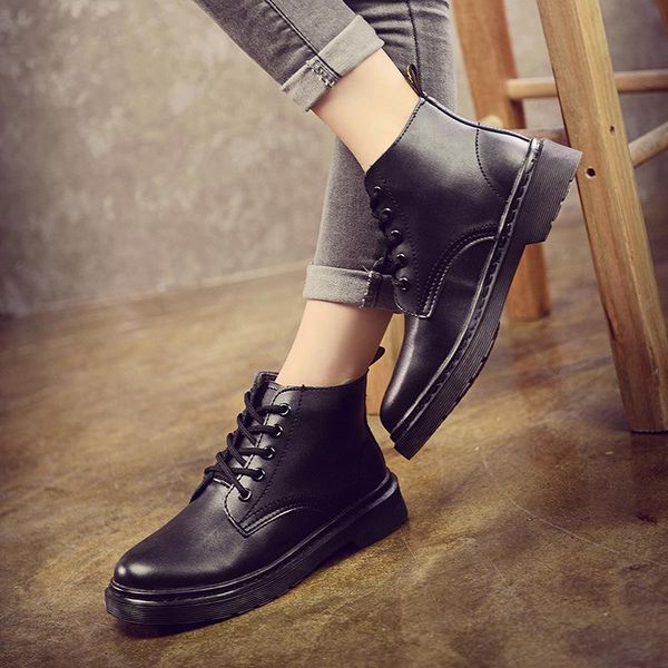boots 2021 autumn tide women's england wind thick with flat leather retro short tube shoes, Black
boots 2021 autumn tide women's england wind thick with flat leather retro short tube shoes, Black