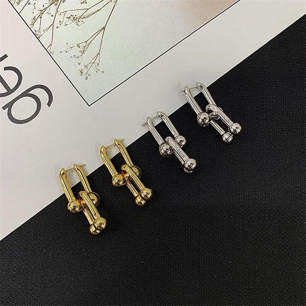 dangle & chandelier classic double u-shaped sterling silver s925 female earrings, 1:1 carved clear logo, fashion jewelry for you
dangle & chandelier classic double u-shaped sterling silver s925 female earrings, 1:1 carved clear logo, fashion jewelry for you