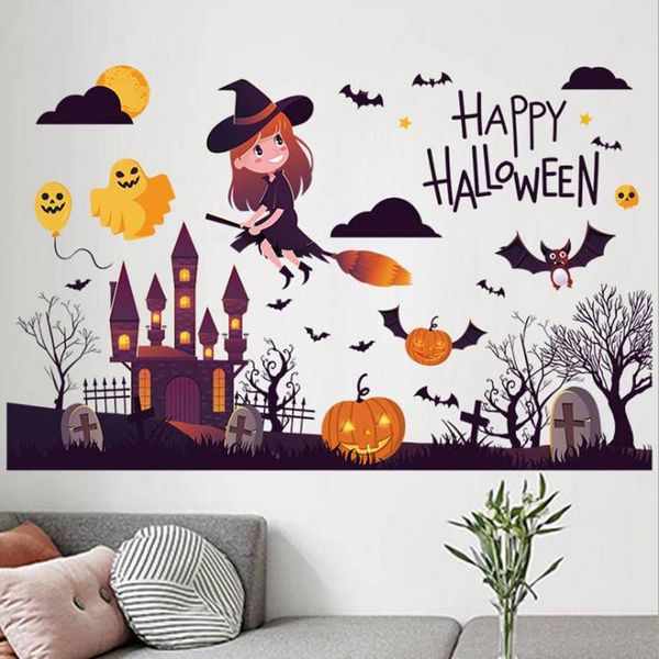 wall stickers happy halloween decoration for home cartoon removable mural art decals window glass decor
wall stickers happy halloween decoration for home cartoon removable mural art decals window glass decor