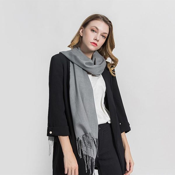 scarves foulard scarf designer tassel long section ladies shawl cashmere women set luxury fashion pure color, Blue;gray
scarves foulard scarf designer tassel long section ladies shawl cashmere women set luxury fashion pure color, Blue;gray