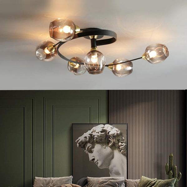 vintage ceiling lamp glass living dining room kitchen bedroom decor luminaire spiral lights
vintage ceiling lamp glass living dining room kitchen bedroom decor luminaire spiral lights