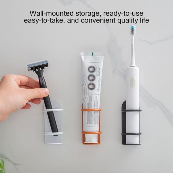 toothbrush holders 1pc stand rack toothpaste organizer electric wall-mounted holder draining bathroom accessories
toothbrush holders 1pc stand rack toothpaste organizer electric wall-mounted holder draining bathroom accessories