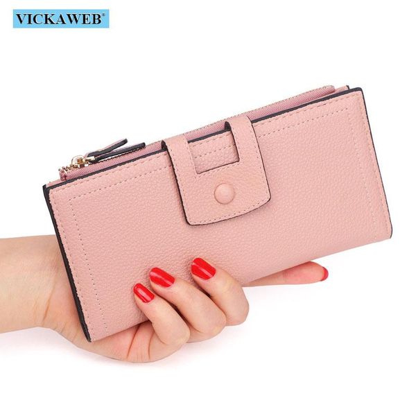 wallets vickaweb women long slim wallet ladies solid purse female fashion zipper&hasp womens woman purses hollow out money bag, Red;black
wallets vickaweb women long slim wallet ladies solid purse female fashion zipper&hasp womens woman purses hollow out money bag, Red;black