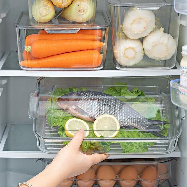refrigerator organizer bins stackable fridge clear seal plastic pantry household keep fresh storage box bottles & jars
refrigerator organizer bins stackable fridge clear seal plastic pantry household keep fresh storage box bottles & jars