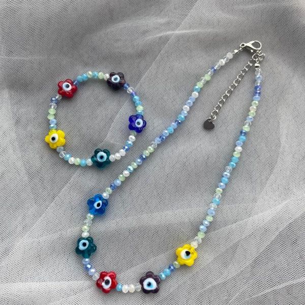 chokers 2021 blue glazed eyes clear beads choker necklace for women girls vacation summer jewelry, Golden;silver
chokers 2021 blue glazed eyes clear beads choker necklace for women girls vacation summer jewelry, Golden;silver
