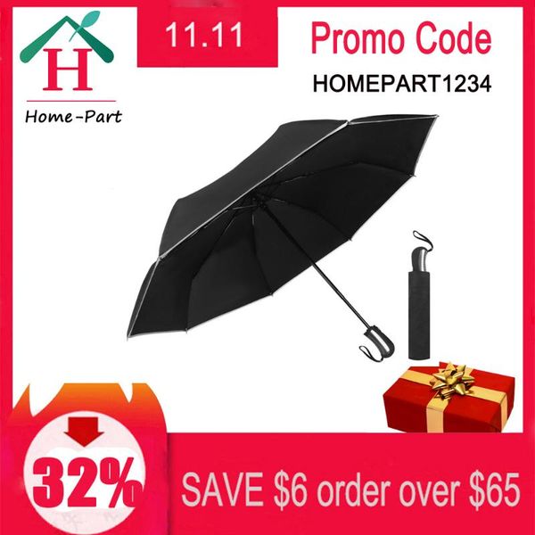 umbrellas three-fold automatic opening closing windproof sunshade umbrella folding reflective edging
umbrellas three-fold automatic opening closing windproof sunshade umbrella folding reflective edging