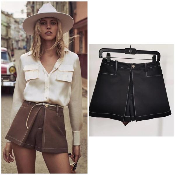 women's shorts al * xis foreign trade original single classic loose and wild was thin a word wide leg two colors, White;black
women's shorts al * xis foreign trade original single classic loose and wild was thin a word wide leg two colors, White;black
