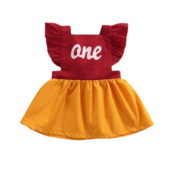 girl's dresses adorable baby princess dress, girls letter print square neck sleeve a-line sundress for summer, 6-24 months, Red;yellow
girl's dresses adorable baby princess dress, girls letter print square neck sleeve a-line sundress for summer, 6-24 months, Red;yellow