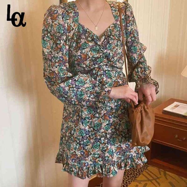 summer floral print dress women elegant high-waisted ruffled sweet female v-neck holiday party mini 210519, Black;gray
summer floral print dress women elegant high-waisted ruffled sweet female v-neck holiday party mini 210519, Black;gray