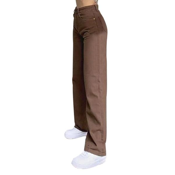 women's pants & capris women vintage y2k solid color zipper high waist slimming straight long fashion casual female bottoms clothing, Black;white
women's pants & capris women vintage y2k solid color zipper high waist slimming straight long fashion casual female bottoms clothing, Black;white