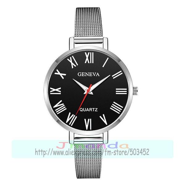 wristwatches 100pcs/lot fashion roman number geneva mesh watch elegance quartz casual wrist wholesale lady women clock for girl, Slivery;brown
wristwatches 100pcs/lot fashion roman number geneva mesh watch elegance quartz casual wrist wholesale lady women clock for girl, Slivery;brown