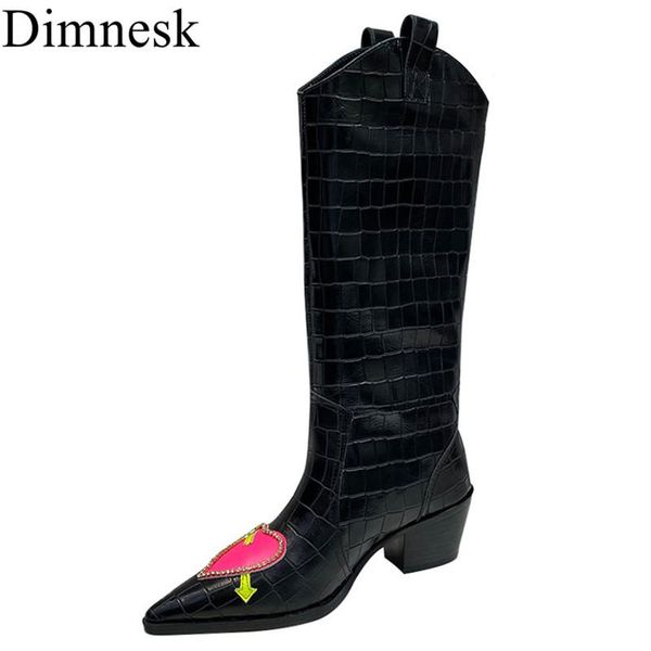 boots pointed toe crystal love-heart knee high women stone pattern real leather chunky heel shoes western knight long, Black
boots pointed toe crystal love-heart knee high women stone pattern real leather chunky heel shoes western knight long, Black