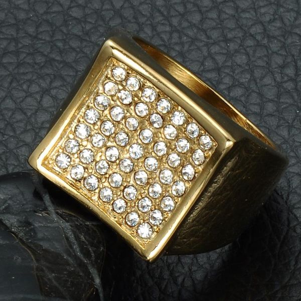 cluster rings gold zircon ring men stainless steel square rhinestone polished hip hop rock male fashion jewelry, Golden;silver
cluster rings gold zircon ring men stainless steel square rhinestone polished hip hop rock male fashion jewelry, Golden;silver
