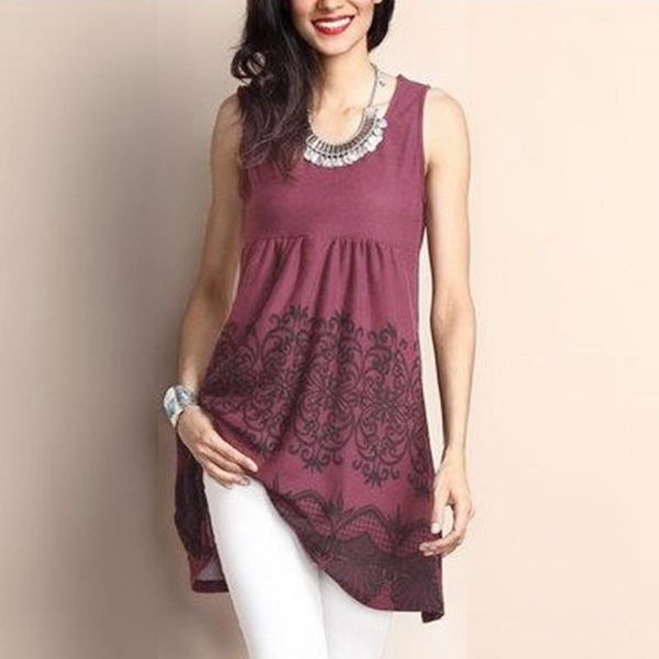 fashion women summer blouse ruffled floral printed vest shirt casual o neck sleeveless tunic female blouses plus size 5xl women's & sh, White
fashion women summer blouse ruffled floral printed vest shirt casual o neck sleeveless tunic female blouses plus size 5xl women's & sh, White