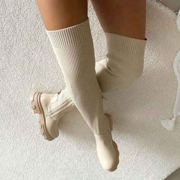 boots rimocy winter autumn over the knee for women patchwork knitting platform long woman thick bottom thigh high botas, Black
boots rimocy winter autumn over the knee for women patchwork knitting platform long woman thick bottom thigh high botas, Black