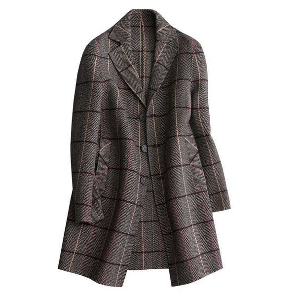 2021 men's parka coats plaid cashmere coat woollen windbreaker medium length double faced tweed qt6011-p480, Black
2021 men's parka coats plaid cashmere coat woollen windbreaker medium length double faced tweed qt6011-p480, Black