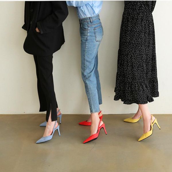 sandals 2021 women stiletto pointed toe shoes female solid color suede buckle high heels, Black
sandals 2021 women stiletto pointed toe shoes female solid color suede buckle high heels, Black