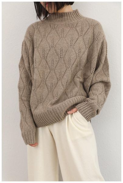 high end pure goat cashmere leaves pattern hollow out knit women fashion pullover sweater one&over size women's sweaters, White;black
high end pure goat cashmere leaves pattern hollow out knit women fashion pullover sweater one&over size women's sweaters, White;black
