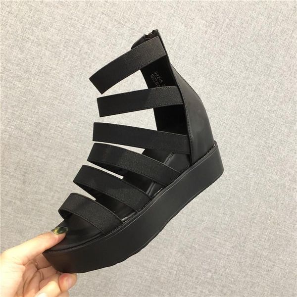 summer rome style shoes woman sandals black platforms narrow band wedges ankle gladiator sandal boots 2021
summer rome style shoes woman sandals black platforms narrow band wedges ankle gladiator sandal boots 2021