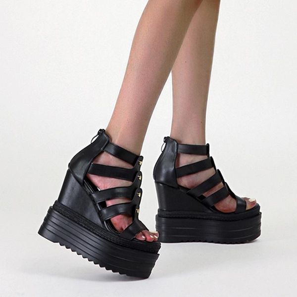 dress shoes leopard land womens platform heels summer women's super high heel wedge roman hollow sandals female cwf, Black
dress shoes leopard land womens platform heels summer women's super high heel wedge roman hollow sandals female cwf, Black