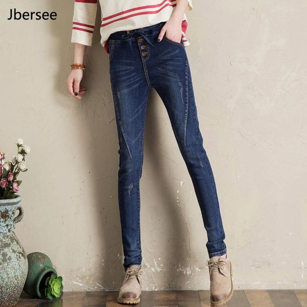 autumn winter fashion jeans for women elastic slim waist skinny femme plus size pencil denim pants yz2090 women's, Blue
autumn winter fashion jeans for women elastic slim waist skinny femme plus size pencil denim pants yz2090 women's, Blue