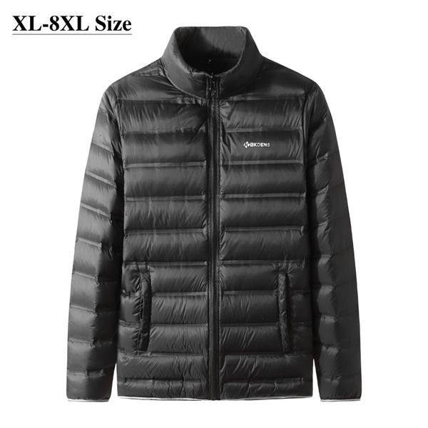 8xl 7xl 6xl oversized men's black down jacket autumn winter thin light warm windproof coats plus size brand male clothing
8xl 7xl 6xl oversized men's black down jacket autumn winter thin light warm windproof coats plus size brand male clothing
