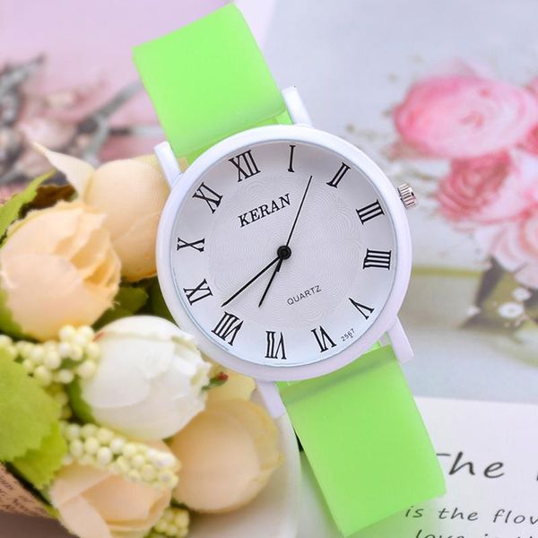 fashion simple silicone women watch quartz wristwatch ladies dress pink yellow clock montres femmes wristwatches, Slivery;brown
fashion simple silicone women watch quartz wristwatch ladies dress pink yellow clock montres femmes wristwatches, Slivery;brown