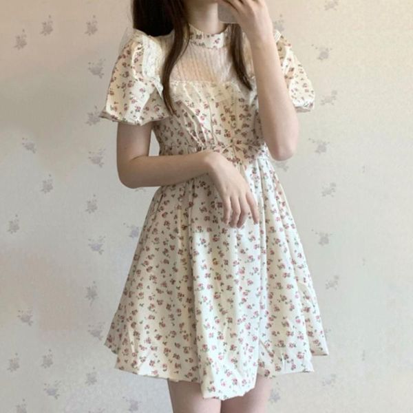 casual dresses qweek summer floral dress woman 2021 mori girl puff sleeve mini lush boho chic robe femme sweet a-line vestidos, Black;gray
casual dresses qweek summer floral dress woman 2021 mori girl puff sleeve mini lush boho chic robe femme sweet a-line vestidos, Black;gray