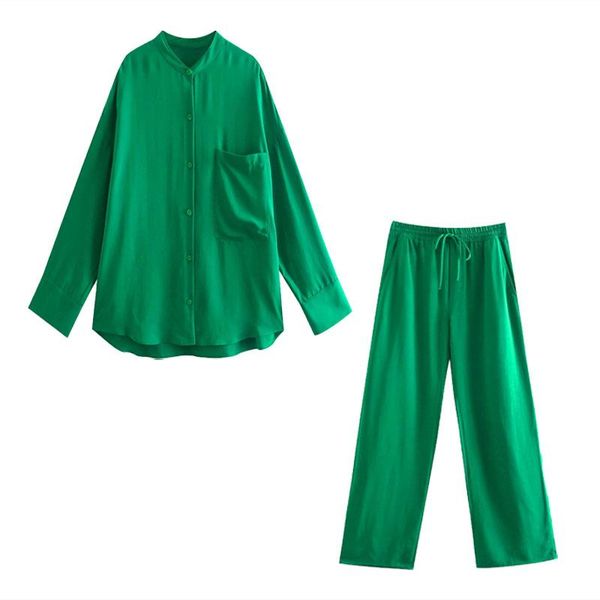 women's two piece pants woman pieces set oversized solid green color pant suits casual chic summer suit for women sportswear conjuntos, White
women's two piece pants woman pieces set oversized solid green color pant suits casual chic summer suit for women sportswear conjuntos, White
